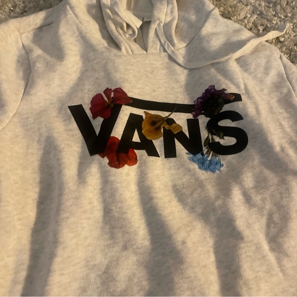 Vans Flower Checkered Hoodie XS Women New without tags - Picture 4 of 8